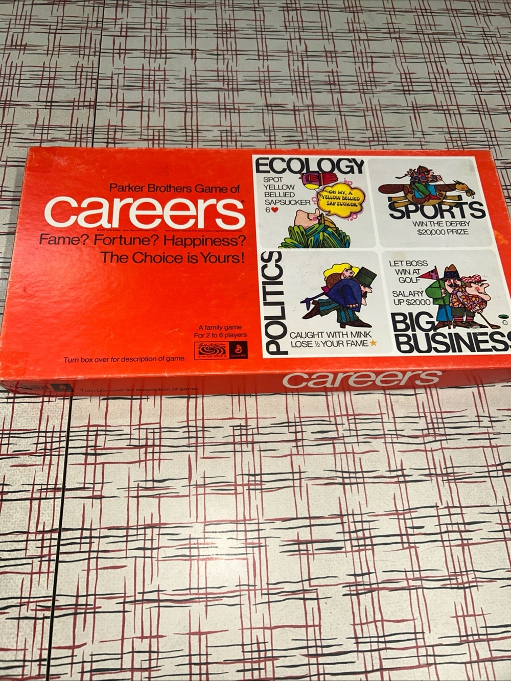 Parker Brothers, Careers Board Game, Vintage, 1971, *Complete*